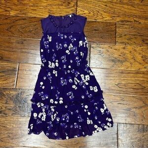 Juicy Couture Purple Daisy Floral Dress‎
